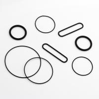 Conectores De Circulo Geométrico Hueco En Metal De Cobre Para El Dibujado De Joyas DIY 6 Piezas Pintura Negra De Spray Charms - details 9