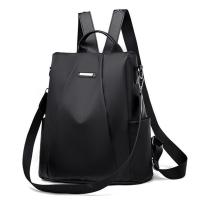 Mochila De Mujer Casual Sencilla De Color Sólido Bolso Escolar De Moda Gran Capacidad Adecuado Para Viajes Mochila De Hombro Para Dama Negro Caqui - details 15