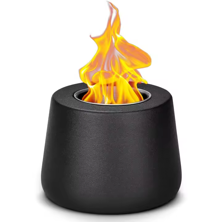 Chimenea de Mesa para Alcantarillado interior: Mini Mesa personal para Fogata de Fuego, Cuenco de llama con alcohol - 1