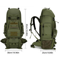 Mochila Táctica De 90L Para Viajes Y Camping Bolsa De Escalada Y Senderismo Exterior Gran Capacidad Deportiva Y Resistente Al Desgaste - details 0