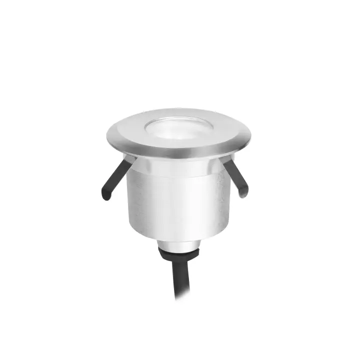 FORLIGHT Senya - Foco Empotrable de Suelo y Pared LED IP65 de 5 |9cm de Diámetro. LED 1.7W Blanco Cálido 3000K. Foco Empotrable - 1