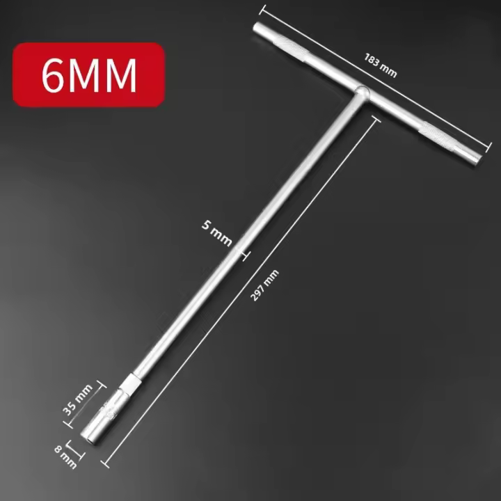 Juego De Llaves De 6-19mm T-Style Para Mecánicos Herramientas De Reparación De Llaves Hexagonales De Mano Para Taller Mecánico De Coche - 1