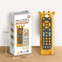 Juguete Educativo Para Bebés Control Remoto De TV Con Cubierta De Silicona Suave Música Y Luz Aprendizaje Temprano Para Niños - details 7