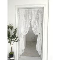 Cortina Blanca Con Bordado De Flor Individual Translúcida Romántica Para Dormitorio Y Sala De Estar Sin Capa De Aislamiento - details 0