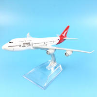 Modelo De Avión Qantas Boeing 747 JASON TUTU 16cm Metal Escala 1/400 Sin Batería Para Adolescentes Y Adultos - details 2