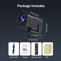 HY320mini Proyector 4K para Android - Enchufe UE, 720P Nativo, 280 Lúmenes ANSI, WiFi6, Pantalla Portátil con Calidad de Cine y Control Remoto - details 17