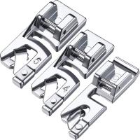 Juego De 3 Piezas De Presser De Costura Para Hembras Set De Piezas De Costura Domésticas Rollos Para Brother Singer Accesorios De Costura Unisex Material Polyester - details 1