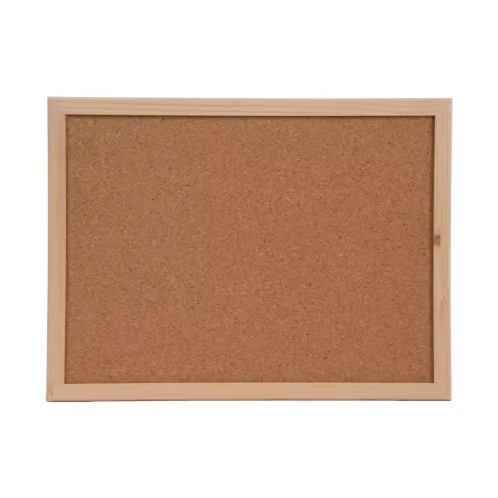 WAI 2 MARKET - Pizarra de Corcho con Marco de Madera Natural - Ideal para Oficina, Casa y Escuela - Tamaños 30x40, 40x60 y 60x90 cm - Perfecto para Notas, Recordatorios y Fotos - Incluye Chinchetas y Tornillos - Pack de 1, 2 o 5 Unidades - 1