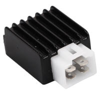Regularizador De Tensión Para Motocicleta 12V Rectificador De Motor Para ATV 50cc 70cc 110cc 125cc Pieza Nueva De Aluminio Negro - details 6