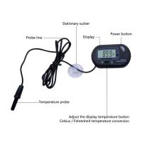 Termómetro Para Acuario Electrónico Y Impermeable Con Pantalla LCD Controlador Con Probar Para Tanque De Peces - details 14