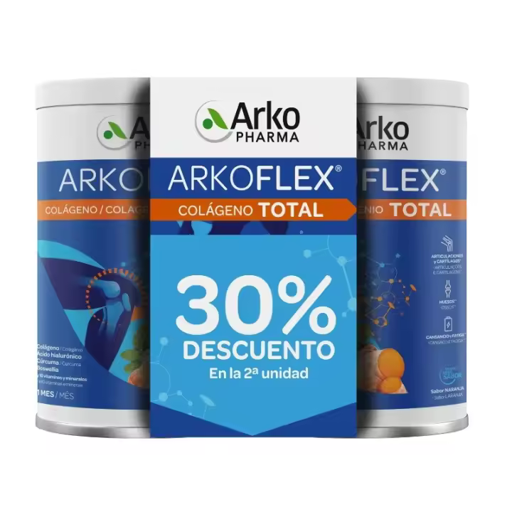 ArkoPharma ArkoFlex Colágeno Total PACK 60 DÍas 30% Dto. 2ª Unidad (390gr x 2) - 1