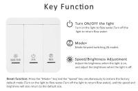 Tira De LED COB IC Flujo De Agua Con Control Sincronizado Y Interruptor ON/OFF WS2811 Pixel DC 24V Flexible Para Decoración De Habitación - details 5