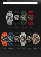 Reloj De Pulsera Deportivo Para Hombre NAVIFORCE Con Cronógrafo Multifunción Resistente Al Agua 5ATM Correa De Silicona Moda Casual - details 16
