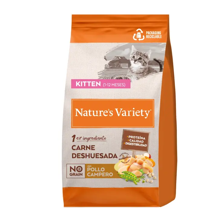 NATURE´S VARIETY CAT NO GRAIN KITTEN CHICKEN 0,3KG - 1