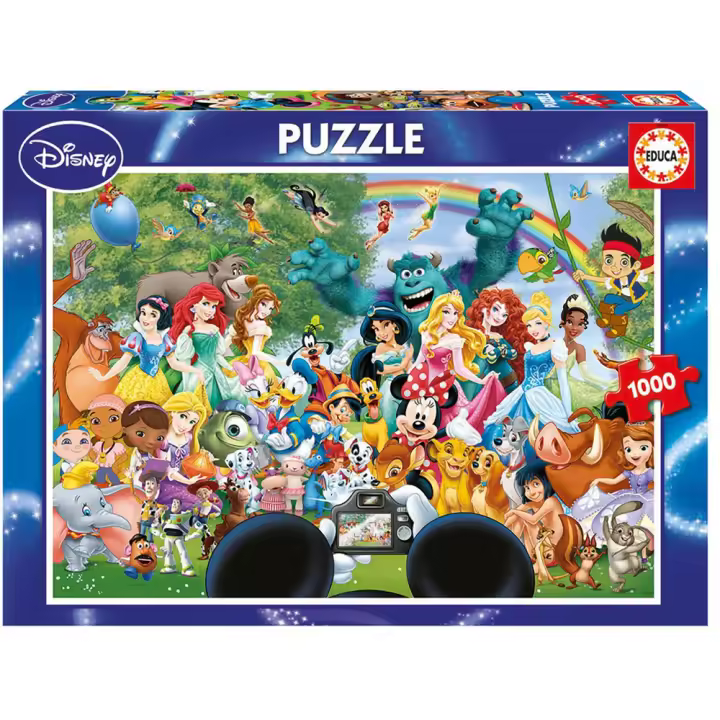 Puzzle 1000 piezas El Maravilloso Mundo de Disney II (Educa 16297) - 1