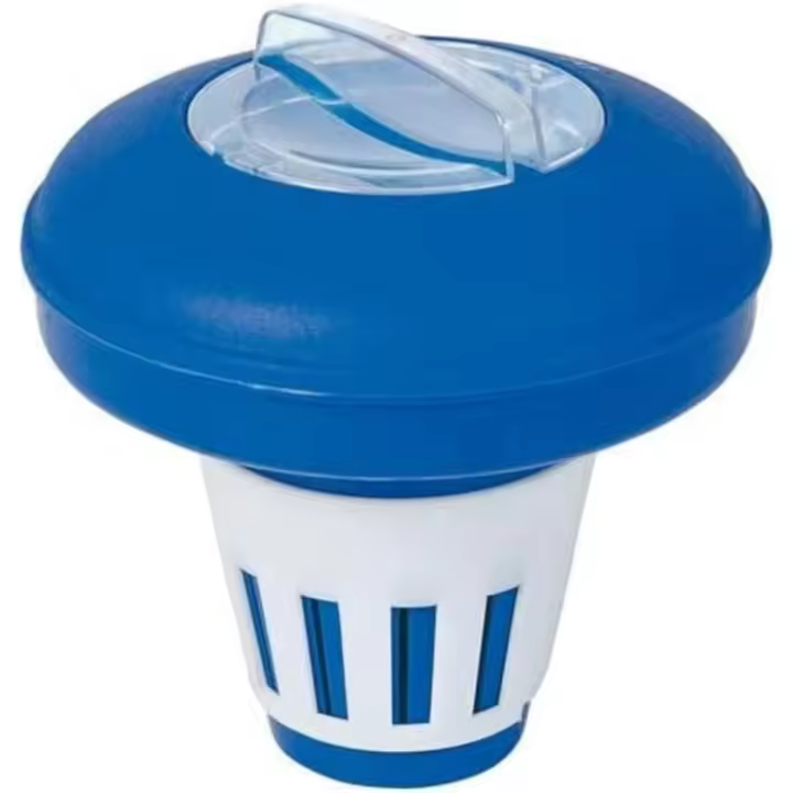 Bestway 58071 - Flowclear Dosificador Dispensador de Cloro Regulable para Piscinas Ajustable Tamaño Grande Medidas: 16.5 x 16.5 x 17.2 CM Admite Tabletas con un Diámetro Máximo de 7,6 cm Fácil y Rápida Apertura y Cierre Repuesto, Recambio - 1
