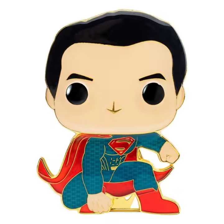 Pin Funko POP Chapa esmaltada Superman 10 cm DC Comics    DC Comics - 1