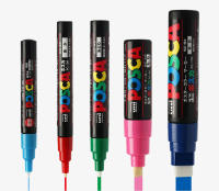 Juego De 16 Marcadores UNI POSCA De Japón Para Dibujo Y Pintura Acrílica Marcadores Permanentes Impermeables Para Niños Suministros De Arte PC-3M/1M/5M - details 7