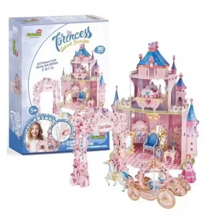 Puzzle 3D Jardín secreto de princesas E1623H JUGUETOON - 1