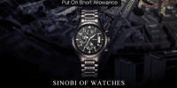 Reloj De Pulsera Deportivo Para Hombre SINOBI Lujo Acero Inoxidable Impermeable Cronógrafo Luminoso Calendario Completo Resistente Al Choque Montre Homme - details 2