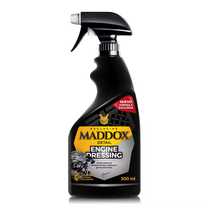 Maddox Detail - Engine Dressing - Abrillantador de Recubrimientos, Plásticos y Gomas del Motor. No Es Inflamable, 500ml - 1