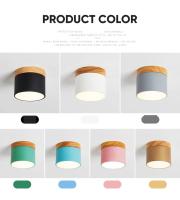 Lámpara De Techo LED Macaroon Con Luz Variable De 3 Colores Iluminación Moderna Para Decoración Interior De Habitaciones Y Cocinas - details 8