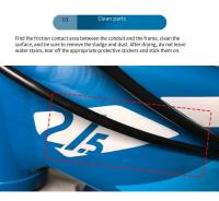 Pegatina De Protección Para Cuadro De Bicicleta Mountain Y Road Anti- Rayones Protección De Pintura De Coche Material De Película - details 3