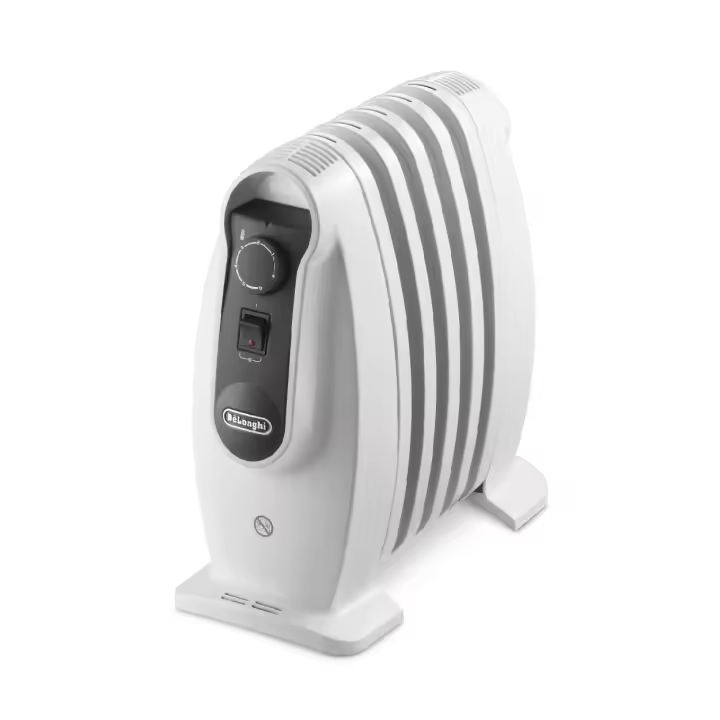 Delonghi - Radiador de Aceite Portátil 500W - Serie Nano TRNS0505M, Calefactor Silencioso, Compacto y Eficiente para Pequeños Espacios - 1