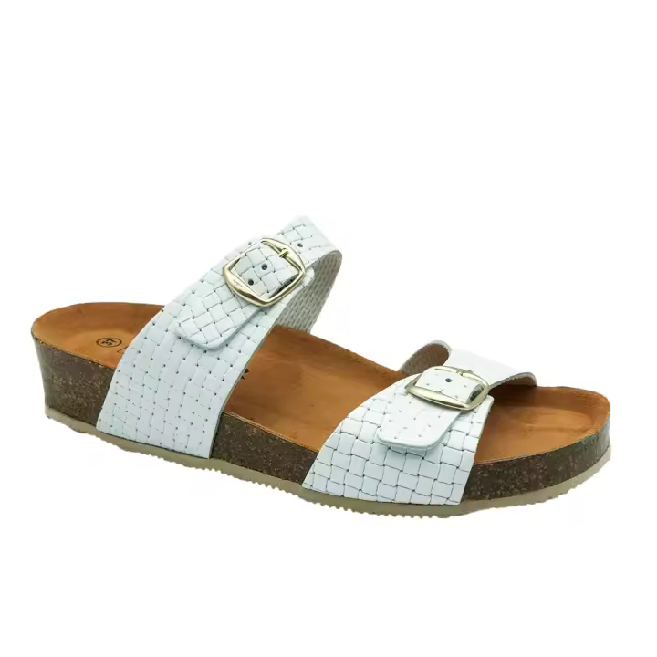 Autenti - Sandalias cuña hebillas bio mujer - 1