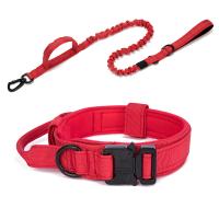 Juego De Collar Y Correa Para Perros De Nylon Resistente Con Reflejante Tactical Entrenamiento Gran Tamano Dispositivo Inteligente No Personalizado Padded Quick Release Todas Las Estaciones - details 17