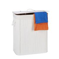 Cesto de la Ropa Sucia con Tapa Cesto de Lavandería de Bambú Plegable con Bolsa Lavable Extraíble Asas para Lavandería Dormitorio - details 2