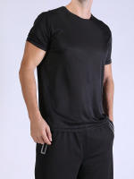 5PCS Camiseta Deportiva Para Hombre De Color Sólido Ultraligera Secado Rápido Transpirable Para Entrenamiento Fitness Running Gimnasio - details 5