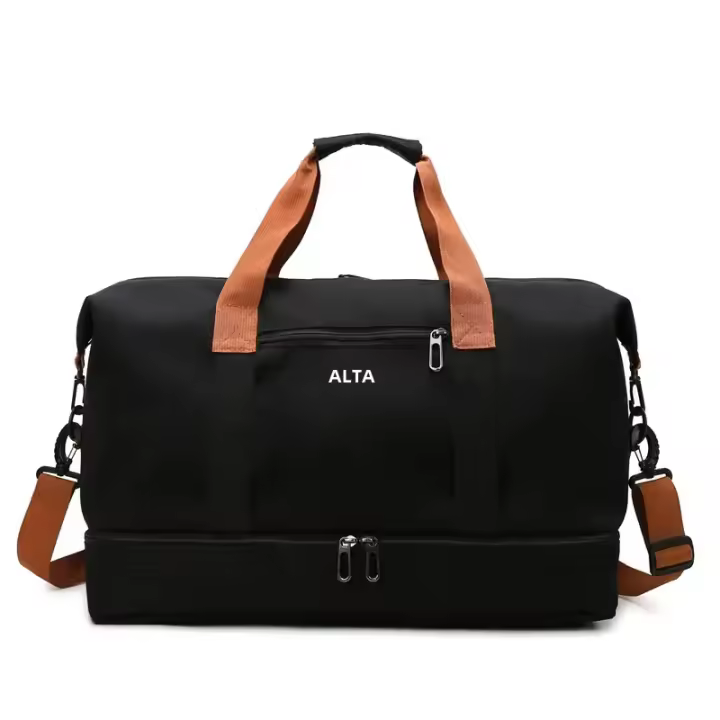 Bolso de viaje para hombre y mujer, bolsa de hombro impermeable para gimnasio, Yoga, deportes, Fitness, bolsa de equipaje seca y húmeda - 1
