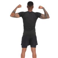Camiseta De Compresión Para Hombre Quick-Drying Transpirable Con Mangas Cortas Estampada Elasticidad Para Fitness Gimnasio Running Y Deportes Tallas S-3XL - details 12