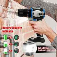 21V Brushless Drill Electric Screwdriver 70N.M Cordless Power Driver Multi-function 2 Speed Adjustable Power Tools for Makita 21V Battery - details 7