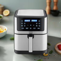 12L Freidora de aire, pantalla digital, 8 cuartos de galón, olla grande para freidora de aire,12 ajustes preestablecidos de cocción táctil, cesta de freidora de aire, 1800 W, multifunción - details 2