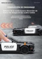 Modelo De Coche Deportivo De Aleación Challenger Redeye Hellcat 1:22 Con Sonido Y Luz Coche De Colección Con Pantalla Y Sonido Para Juguete Y Decoración - details 5