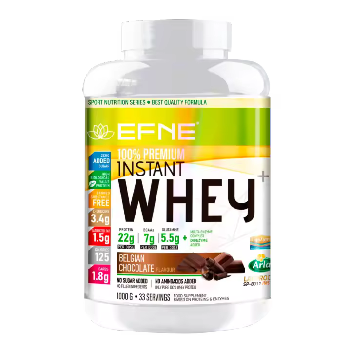 EFNE PROTEÍNA WHEY 100% SABOR CHOCOLATE BELGA 2 kg Sin azúcar ni aminoácidos de relleno. Alta Pureza. Deporte - 1