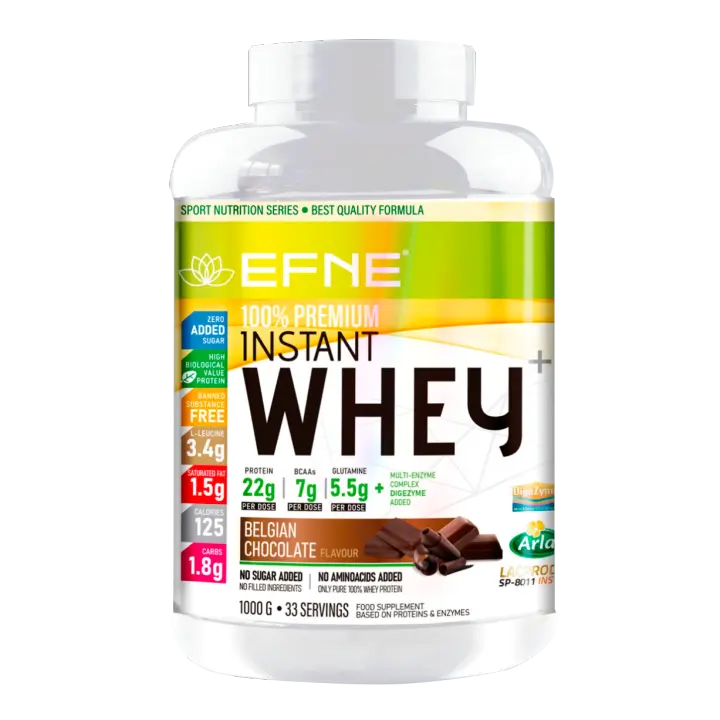 EFNE PROTEÍNA WHEY 100% SABOR CHOCOLATE BELGA 2 kg Sin azúcar ni aminoácidos de relleno. Alta Pureza. Deporte - 1