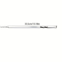 Brochetas De Acero Inoxidable Reutilizable Para Barbacoa 10/20/30/50/100Pcs Ideal Para Camping Al Aire Libre Y Fiesta De Asado Interior - details 5