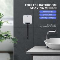 Espejo De Viaje Inquebrantable Y Sin Niebla Con Gancho Para Afeitado Y Succión Para Baño Espejo De Lavabo Para Pared Sin Niebla - details 6
