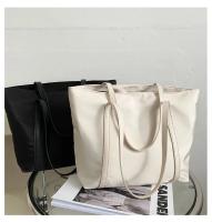 Bolso De Hombro Para Mujer De Gran Capacidad Con Manija Oxford Y Cierre De Cremallera Estilo Casual Color Sólido Bolso De Compras Para La Calle - details 1