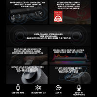 Altavoz De Computadora XIAOMI Redmi Con Luz Ambiental RGB Estéreo Bluetooth 5.0 Micrófono Integrado Control Por Giro De Perilla 2 Canales - details 1