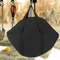 Bolsa De Almacenamiento Para Barbacoa 600D Oxford Impermeable Y Duradera Con Manija Tamaño 47x38cm Para Exteriores Y Cocina - details 0