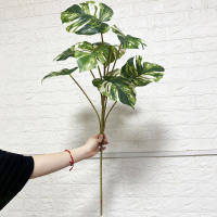 Gran Planta Artificial De 90cm Monstera Falsa Ramas De Plástico Árbol Tropical Hoja De Tortuga Grande Para Decoración De Jardín Y Hogar - details 5