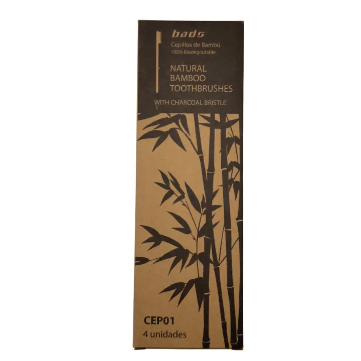 4 CepilloS de Dientes de Bambú Biodegradable - 1