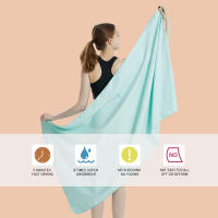 Toalla De Gimnasio Rápida Secado Microfibra Plata ION OdorFree Absorbente Para Sudoración Durante El Entrenamiento Tamaño M1 - details 4