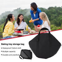 Bolsa De Almacenamiento Para Sartén De Asar Resistente Al Desgaste Con Manija 47x38cm Herramienta De BBQ Para Camping Y Uso Al Aire Libre En La Cocina - details 3