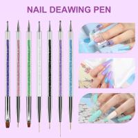 Set De Pinceles Para Uñas 6/31Pcs Diseño De Pincel Para Pintura Dibujo Grabado Puntada Línea Plana Y Ventosa Herramientas De Manicura Para Acrílico Gel UV Y Esmalte De Uñas - details 17