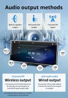 Monitor De Coche 11.26 Pulgadas Dash Cam Con Pantalla Táctil IPS Y Wireless Carplay Reproductor Multimedia MP5 Para Apple O Android Con GPS Cámara Trasera - details 12